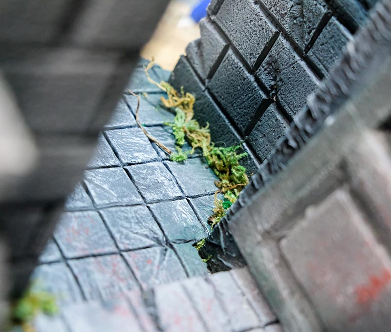 de la pierre à partir du polystyrène