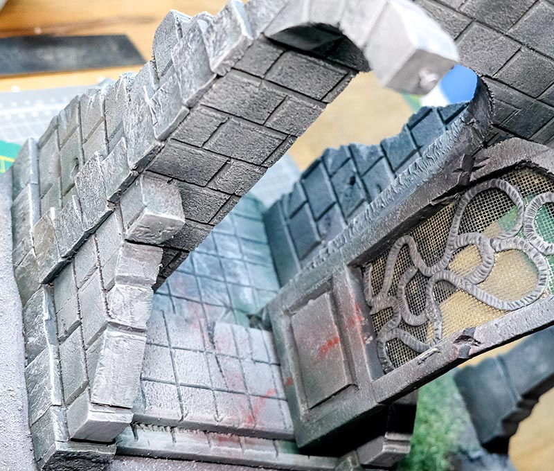 de la pierre à partir du polystyrène