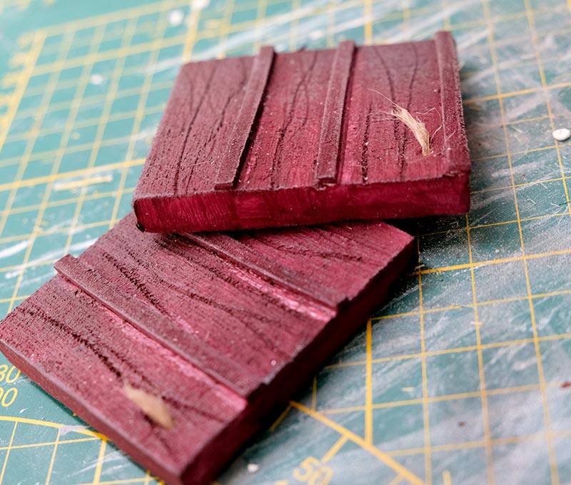 du bois à partir du polystyrène